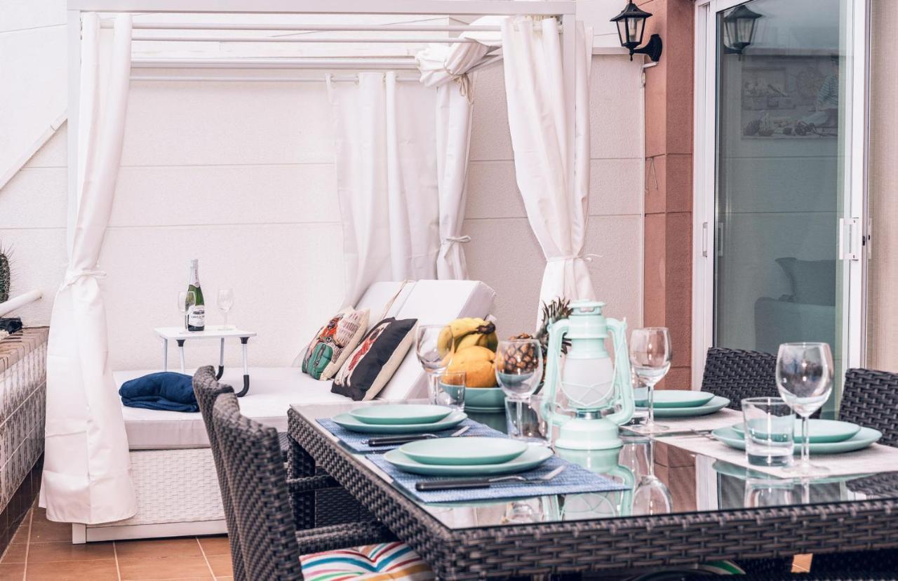 Luxury Penthouse 105M2,Bali Bed,Heated Pool,Sunset Costa Adeje (Tenerife) Exterior foto